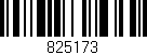Código de barras (EAN, GTIN, SKU, ISBN): '825173'