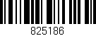 Código de barras (EAN, GTIN, SKU, ISBN): '825186'