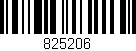 Código de barras (EAN, GTIN, SKU, ISBN): '825206'
