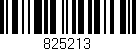 Código de barras (EAN, GTIN, SKU, ISBN): '825213'