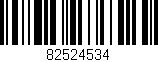 Código de barras (EAN, GTIN, SKU, ISBN): '82524534'