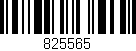 Código de barras (EAN, GTIN, SKU, ISBN): '825565'