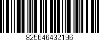 Código de barras (EAN, GTIN, SKU, ISBN): '825646432196'