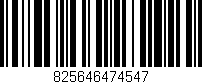 Código de barras (EAN, GTIN, SKU, ISBN): '825646474547'
