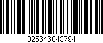 Código de barras (EAN, GTIN, SKU, ISBN): '825646843794'
