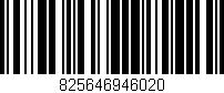 Código de barras (EAN, GTIN, SKU, ISBN): '825646946020'
