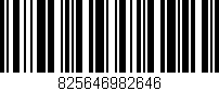 Código de barras (EAN, GTIN, SKU, ISBN): '825646982646'