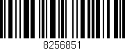 Código de barras (EAN, GTIN, SKU, ISBN): '8256851'