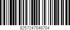 Código de barras (EAN, GTIN, SKU, ISBN): '8257247048704'