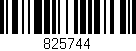 Código de barras (EAN, GTIN, SKU, ISBN): '825744'