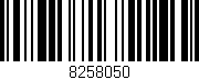 Código de barras (EAN, GTIN, SKU, ISBN): '8258050'