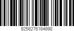 Código de barras (EAN, GTIN, SKU, ISBN): '8258276184890'