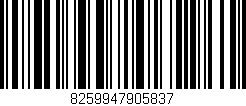 Código de barras (EAN, GTIN, SKU, ISBN): '8259947905837'