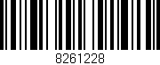 Código de barras (EAN, GTIN, SKU, ISBN): '8261228'