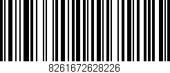 Código de barras (EAN, GTIN, SKU, ISBN): '8261672628226'