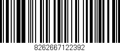 Código de barras (EAN, GTIN, SKU, ISBN): '8262667122392'