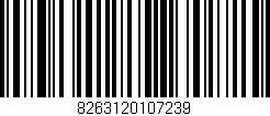 Código de barras (EAN, GTIN, SKU, ISBN): '8263120107239'