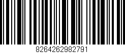Código de barras (EAN, GTIN, SKU, ISBN): '8264262982791'