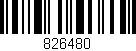 Código de barras (EAN, GTIN, SKU, ISBN): '826480'