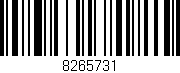 Código de barras (EAN, GTIN, SKU, ISBN): '8265731'