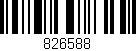 Código de barras (EAN, GTIN, SKU, ISBN): '826588'