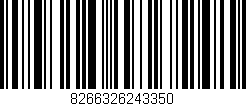 Código de barras (EAN, GTIN, SKU, ISBN): '8266326243350'
