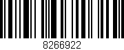 Código de barras (EAN, GTIN, SKU, ISBN): '8266922'