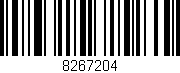 Código de barras (EAN, GTIN, SKU, ISBN): '8267204'