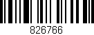 Código de barras (EAN, GTIN, SKU, ISBN): '826766'