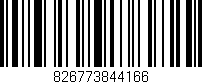 Código de barras (EAN, GTIN, SKU, ISBN): '826773844166'