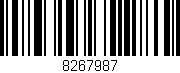 Código de barras (EAN, GTIN, SKU, ISBN): '8267987'