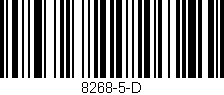 Código de barras (EAN, GTIN, SKU, ISBN): '8268-5-D'