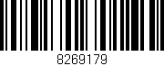 Código de barras (EAN, GTIN, SKU, ISBN): '8269179'