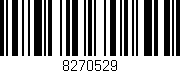 Código de barras (EAN, GTIN, SKU, ISBN): '8270529'