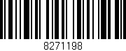 Código de barras (EAN, GTIN, SKU, ISBN): '8271198'