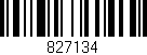 Código de barras (EAN, GTIN, SKU, ISBN): '827134'