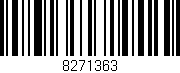 Código de barras (EAN, GTIN, SKU, ISBN): '8271363'