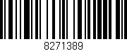 Código de barras (EAN, GTIN, SKU, ISBN): '8271389'