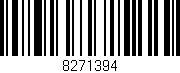 Código de barras (EAN, GTIN, SKU, ISBN): '8271394'