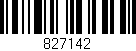 Código de barras (EAN, GTIN, SKU, ISBN): '827142'