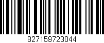 Código de barras (EAN, GTIN, SKU, ISBN): '827159723044'