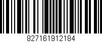 Código de barras (EAN, GTIN, SKU, ISBN): '827161912184'