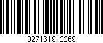 Código de barras (EAN, GTIN, SKU, ISBN): '827161912269'
