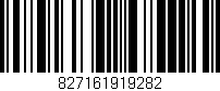 Código de barras (EAN, GTIN, SKU, ISBN): '827161919282'
