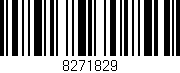 Código de barras (EAN, GTIN, SKU, ISBN): '8271829'