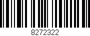 Código de barras (EAN, GTIN, SKU, ISBN): '8272322'