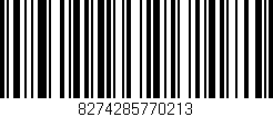 Código de barras (EAN, GTIN, SKU, ISBN): '8274285770213'