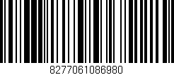 Código de barras (EAN, GTIN, SKU, ISBN): '8277061086980'