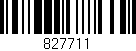 Código de barras (EAN, GTIN, SKU, ISBN): '827711'
