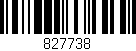 Código de barras (EAN, GTIN, SKU, ISBN): '827738'
